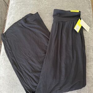 Target Rib Knit Wide Leg High Rise Pants Medium